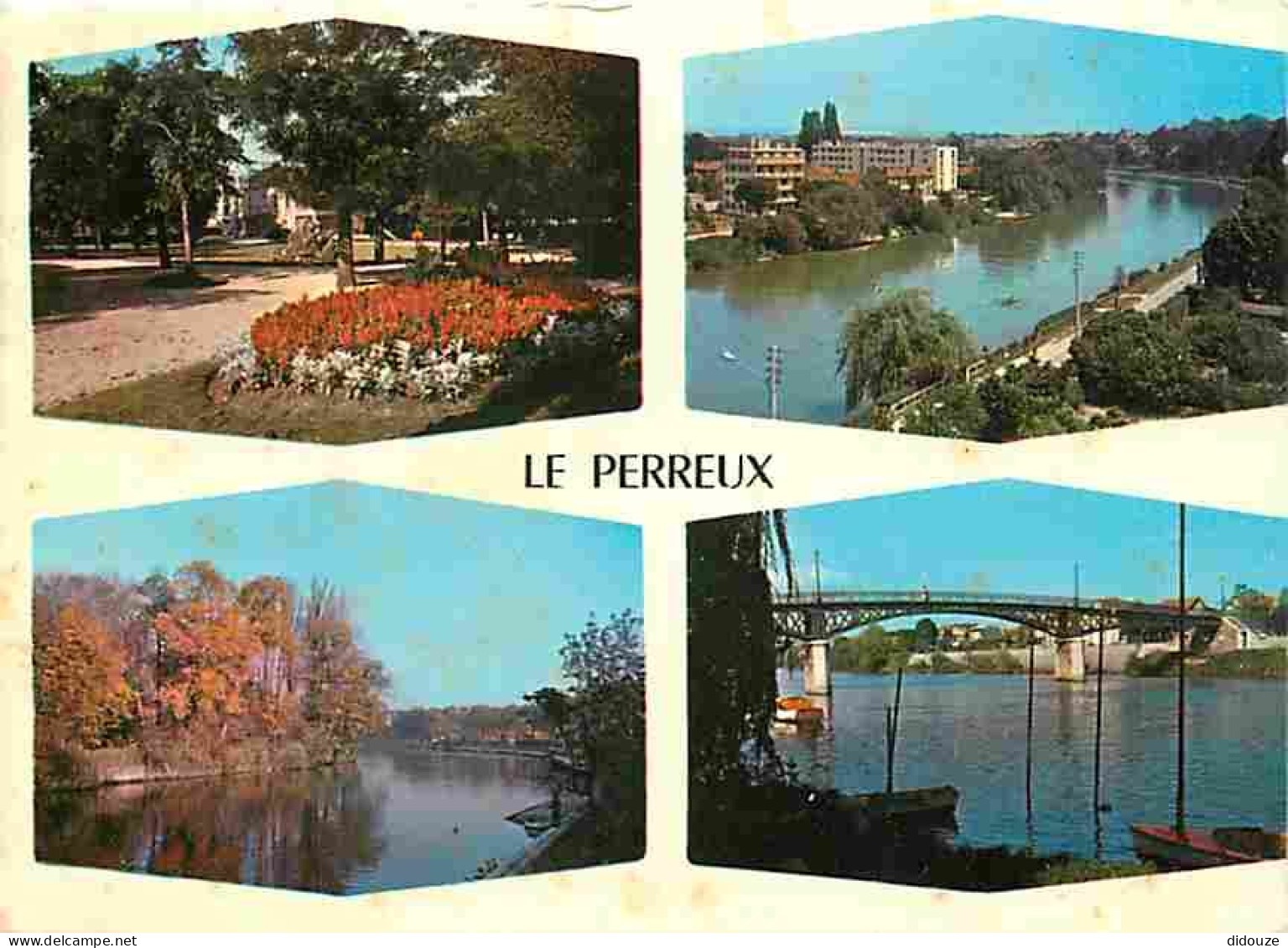 Carte Postale - 94 - Le Perreux sur Marne - Multivues - Fleurs - Flamme Postale de Le Perreux sur Marne - CPM - Voir Sca
