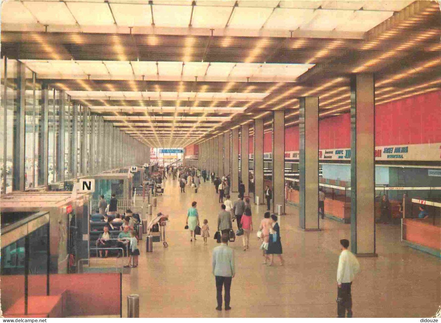 Carte Postale - 94 - Orly - Aéroport de Paris Orly - Le hall de l'aérogare - CPM - Voir Scans Recto-Verso