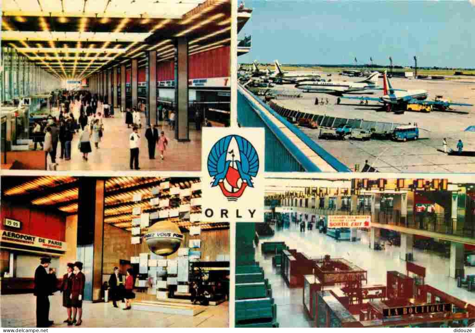 Carte Postale - 94 - Orly - Aéroport de Paris Orly - Multivues - Automobiles - Blasons - Avions - CPM - Voir Scans Recto