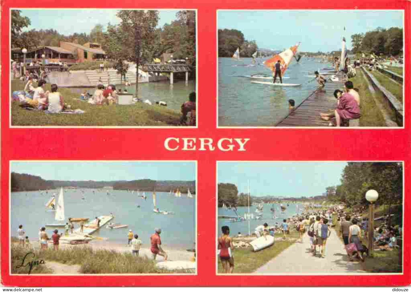 Carte Postale - 95 - Cergy Pontoise - La Base de Loisirs - Multivues - Femme en maillot de bain - CPM - Voir Scans Recto