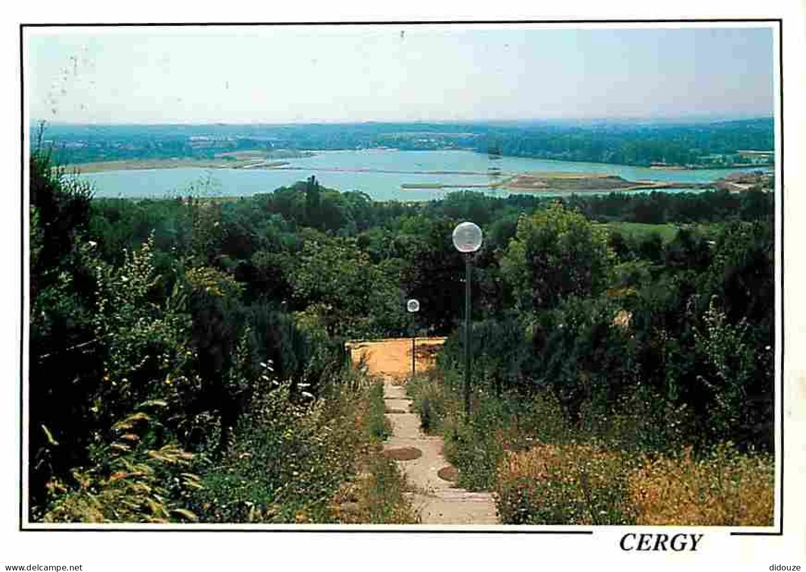 Carte Postale - 95 - Cergy Pontoise - Vue générale - Les Etangs - Flamme Postale de Deuil la Barre - CPM - Voir Scans Re