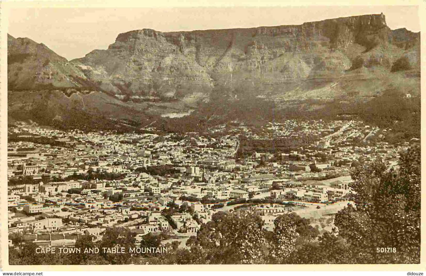 Carte Postale - Afrique du Sud - South Africa - Cape Town - Table Mountain - CPA - Voir Scans Recto-Verso - Poscard - Ca