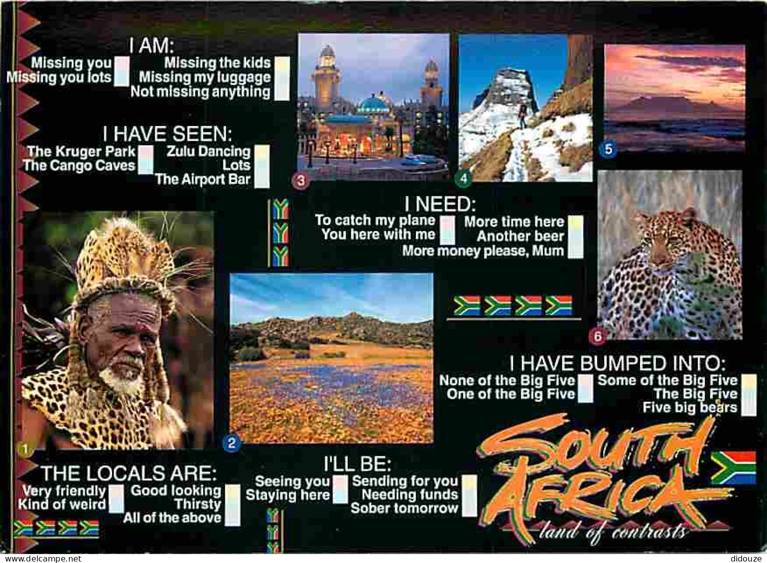 Carte Postale - Afrique du Sud - South Africa - Multivues - CPM - Voir Scans Recto-Verso - Poscard - Carta Postal -  Pos