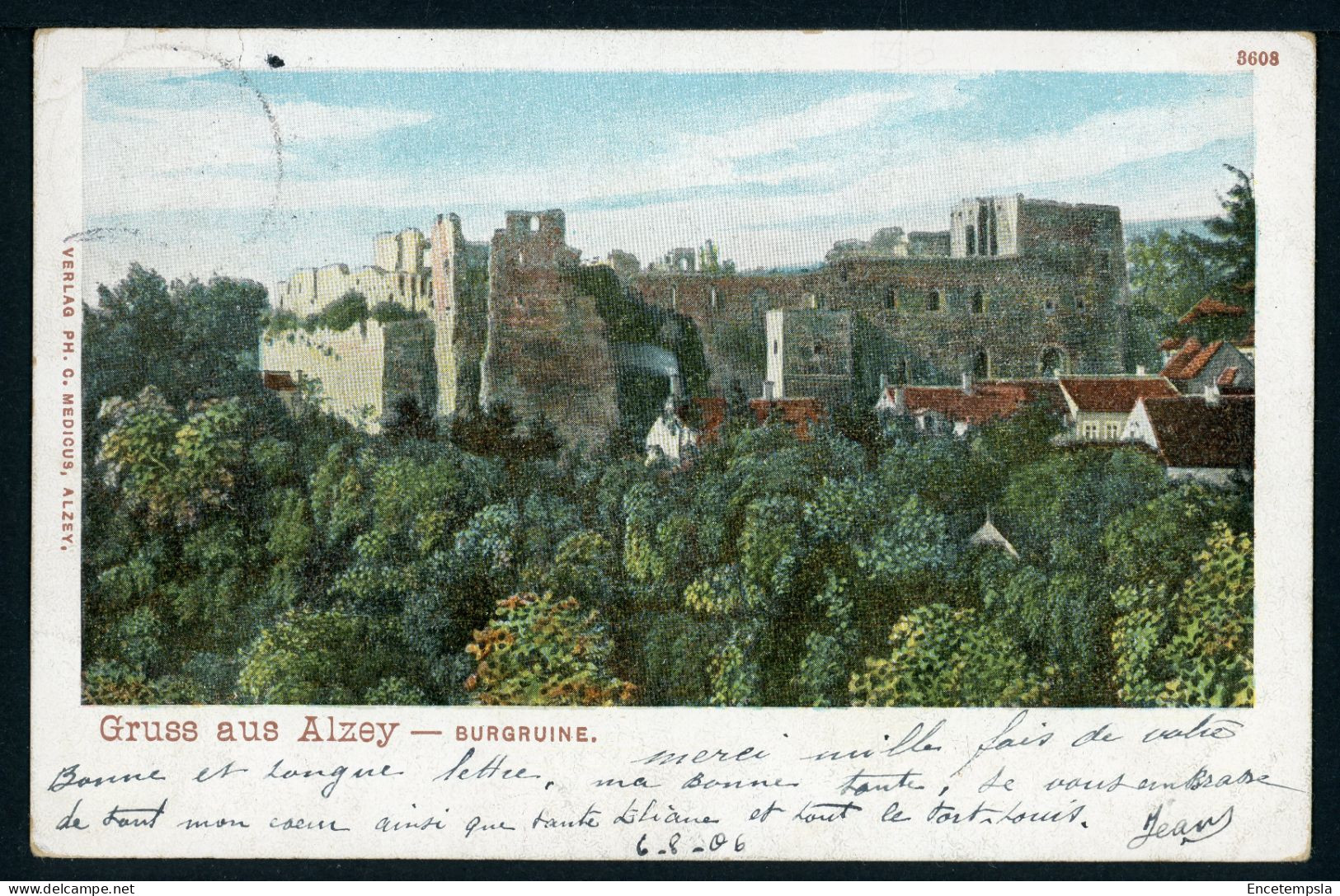 Carte Postale - Allemagne - Gruss aus Alzey - Burgruine (CP24899)