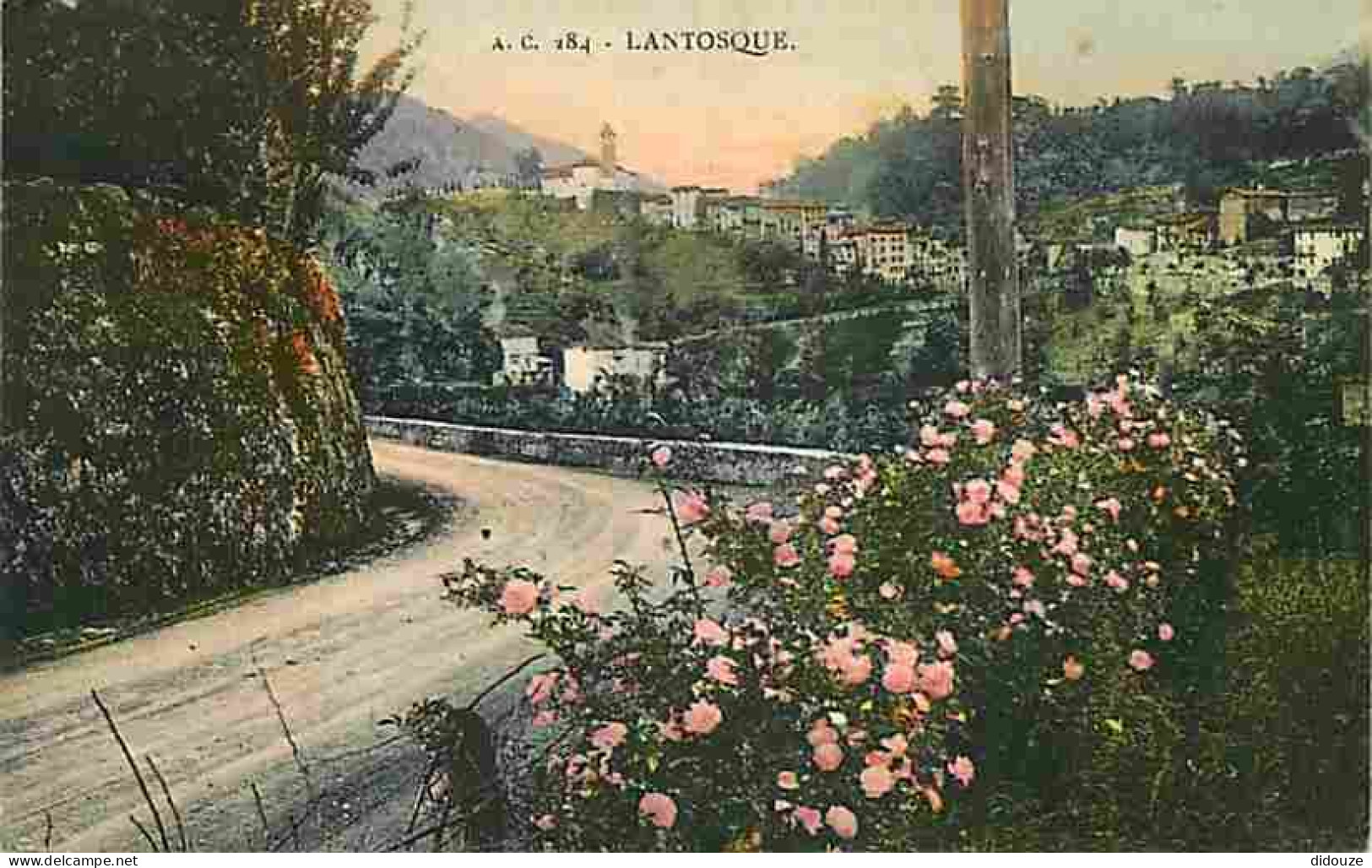 Carte Postale Ancienne - 06 - Lantosque - Vue Générale - Editions Constantin Nice - Colorisée - CPA - Voir Scans Recto-V