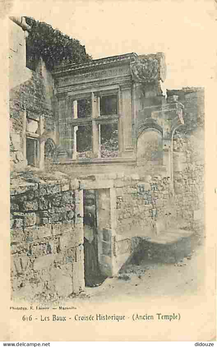 Carte Postale Ancienne - 13 - Les Baux de Provence - Ancien Temple - CPA - Voir Scans Recto-Verso - Poscard - Carta Post