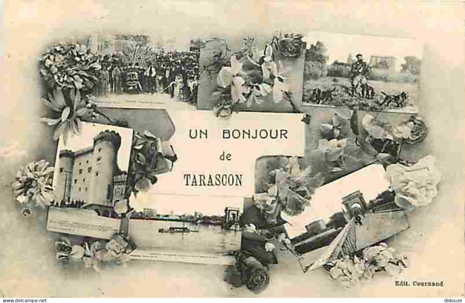 Carte Postale Ancienne - 13 - Tarascon - Un Bonjour de Tarascon - Multivues - CPA - Voir Scans Recto-Verso - Poscard - C