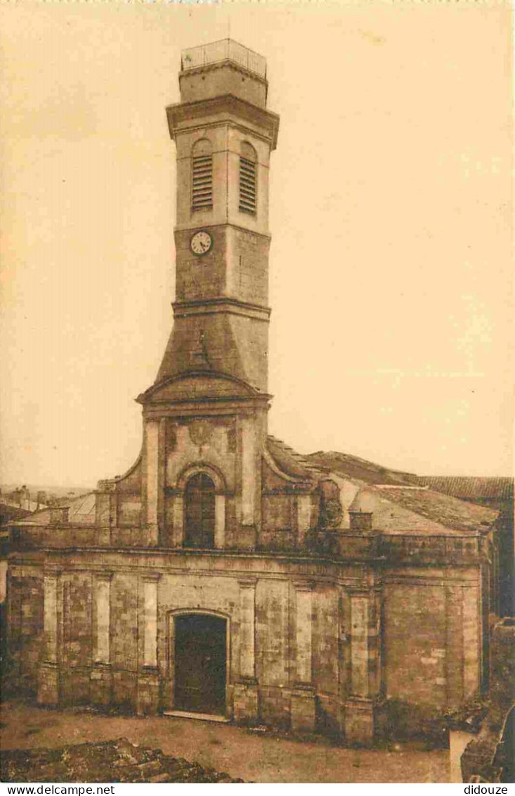 Carte Postale Ancienne - 17 - Saint-Pierre-d'Oleron - Clocher de l'Eglise - CPA - Voir Scans Recto-Verso - Poscard - Car