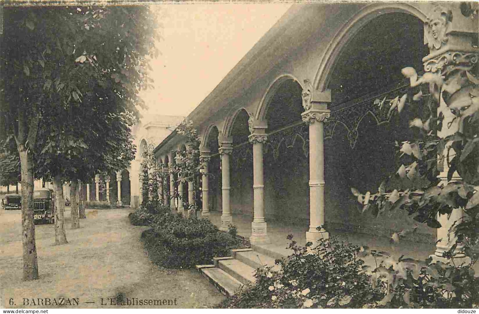 Carte Postale Ancienne - 31 - Barbazan - L'Etablissement - Animée - CPA - Voir Scans Recto-Verso - Poscard - Carta Posta