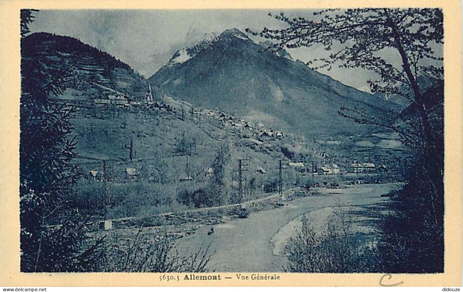 Carte Postale Ancienne - 38 - Allemont - Vue Générale - CPA - Voir Scans Recto-Verso - Poscard - Carta Postal -  Postkar