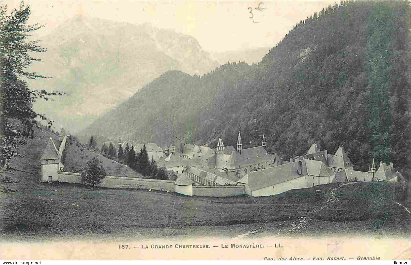 Carte Postale Ancienne - 38 - La Grande Chartreuse - Couvent de la Grande Chartreuse - CPA - Voir Scans Recto-Verso - Po
