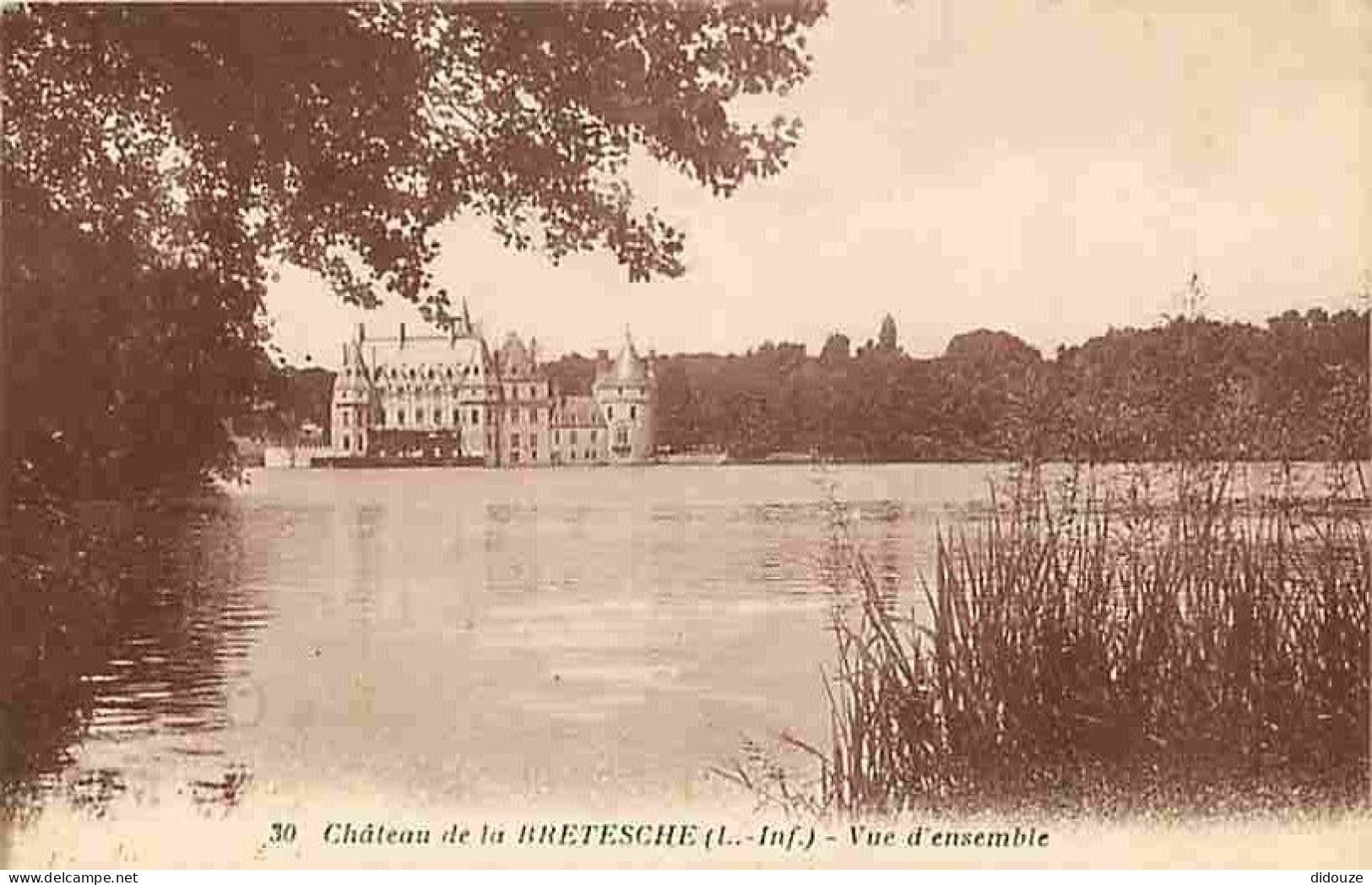 Carte Postale Ancienne - 44 - Missillac - Château de la Bretesche - Vue d'ensemble - CPA - Voir Scans Recto-Verso - Posc
