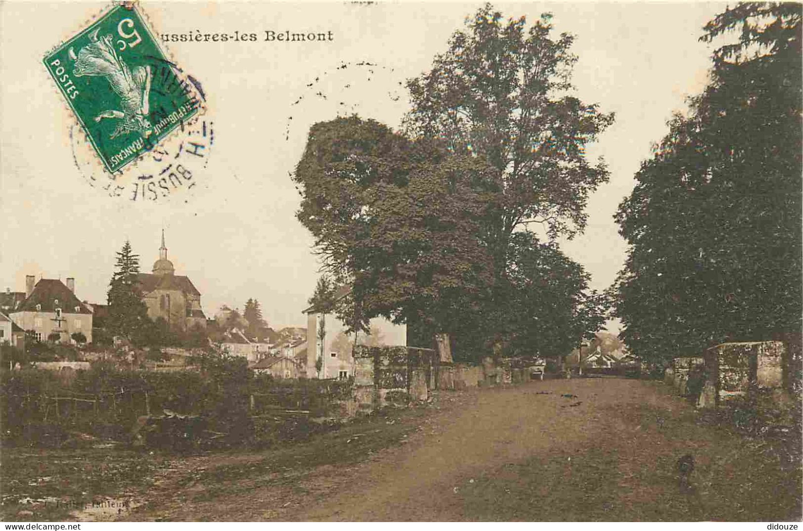 Carte Postale Ancienne - 52 - Bussieres-les-belmont - Bussieres-les-belmont - Animée - CPA - Oblitération de 1912 - Voir