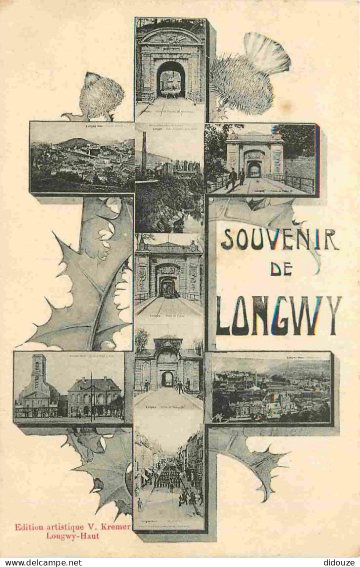 Carte Postale Ancienne - 54 - Longwy - Souvenir de longwy - Multivues - CPA - Voir Scans Recto-Verso