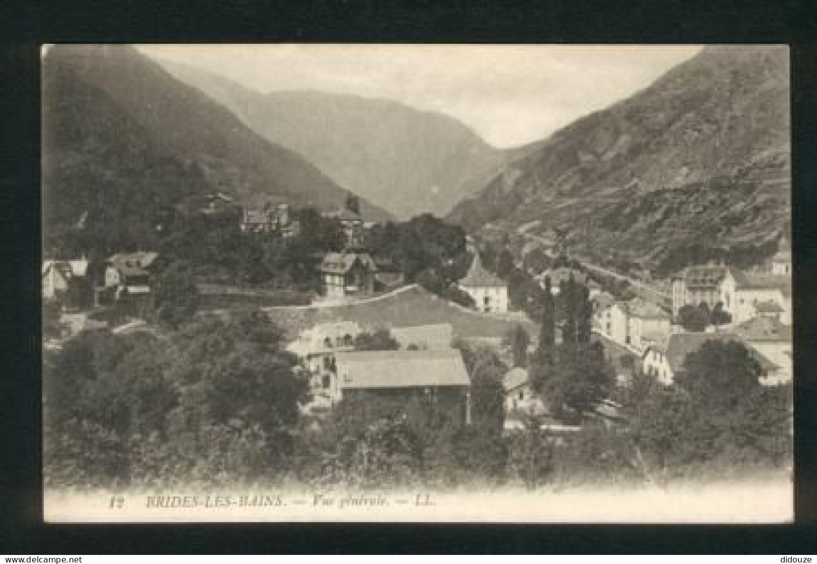Carte Postale Ancienne - 73 - Brides-Les-bains - Vue générale - Ecrite en 1913