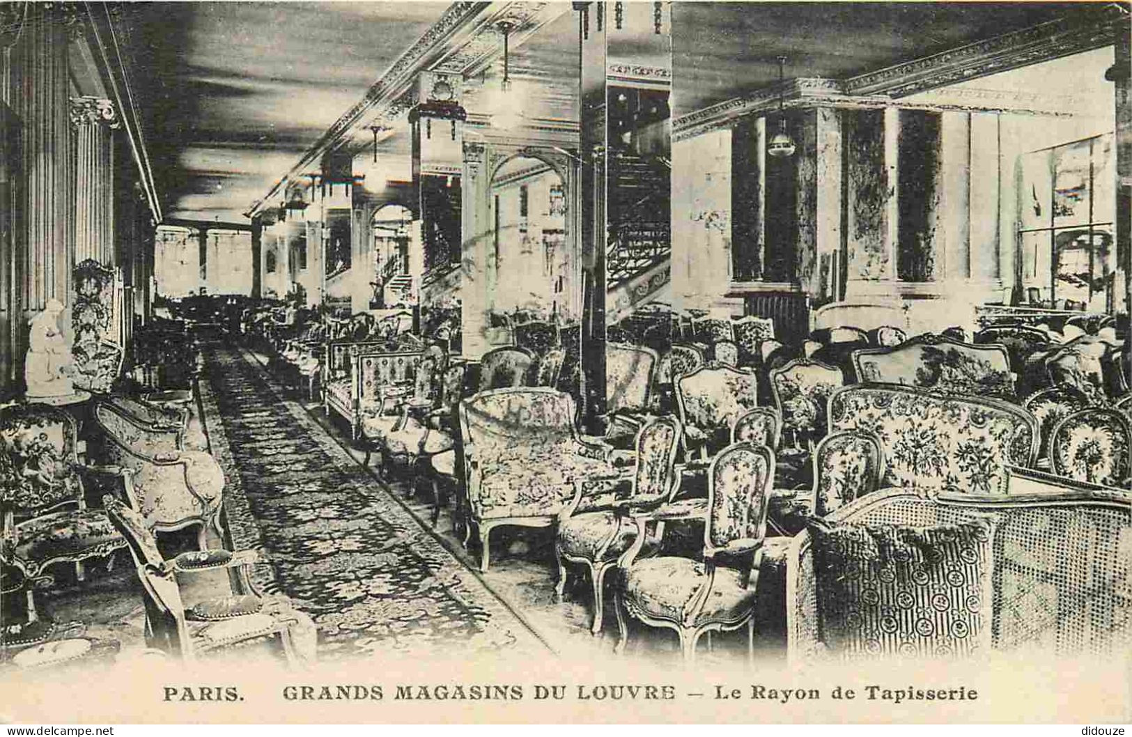 Carte Postale Ancienne - 75 - Paris 01 - Grands Magasins du Louvre - Le Rayon de Tapisserie - CPA - Voir Scans Recto-Ver
