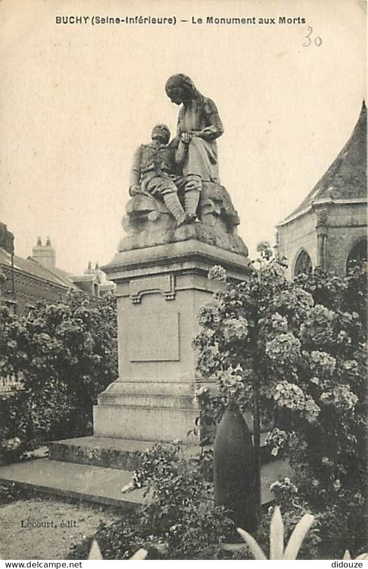 Carte Postale Ancienne - 76 - Buchy - Le Monument aux Morts - CPA - Voir Scans Recto-Verso - Poscard - Carta Postal -  P