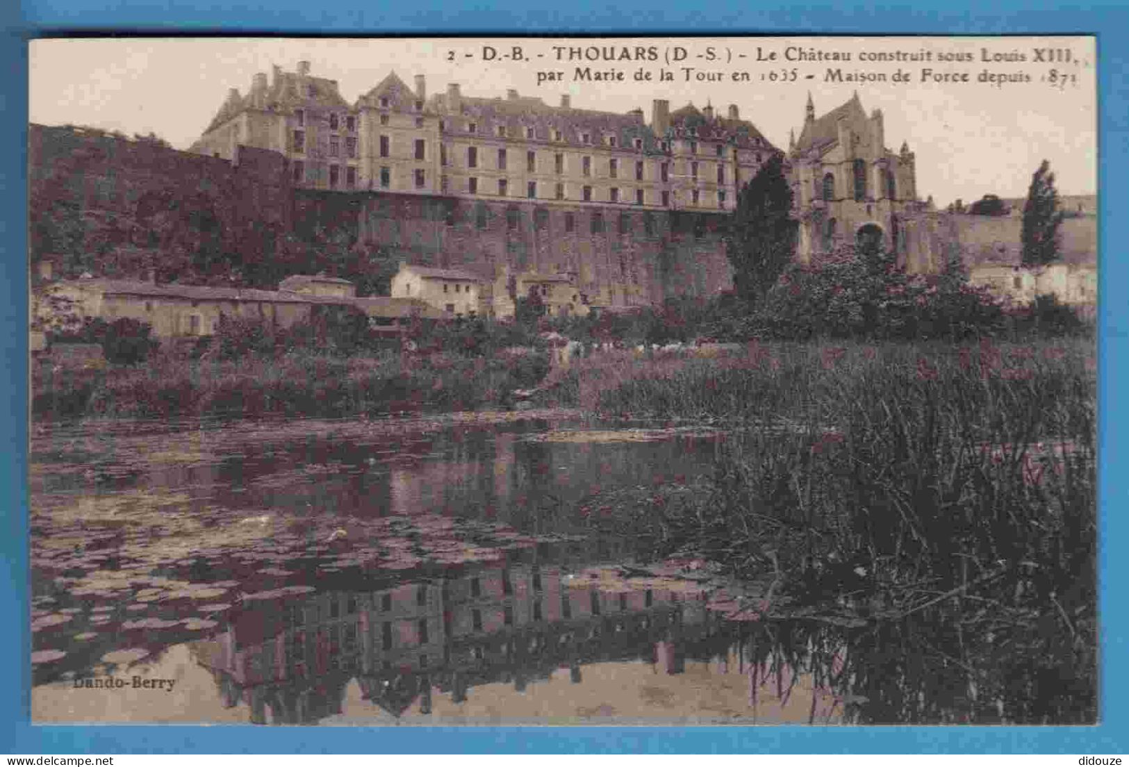 Carte Postale Ancienne - 79 - Thouars - Le Château - Ecrite