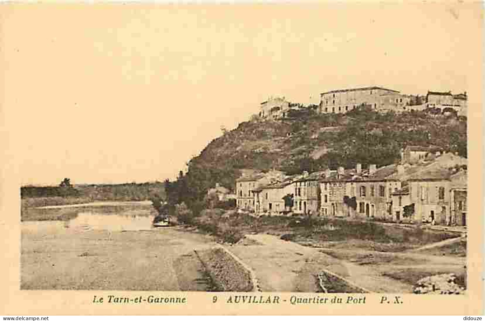 Carte Postale Ancienne - 82 - Auvillar - Quartier du Port - Carte Neuve - CPA - Voir Scans Recto-Verso - Poscard - Carta