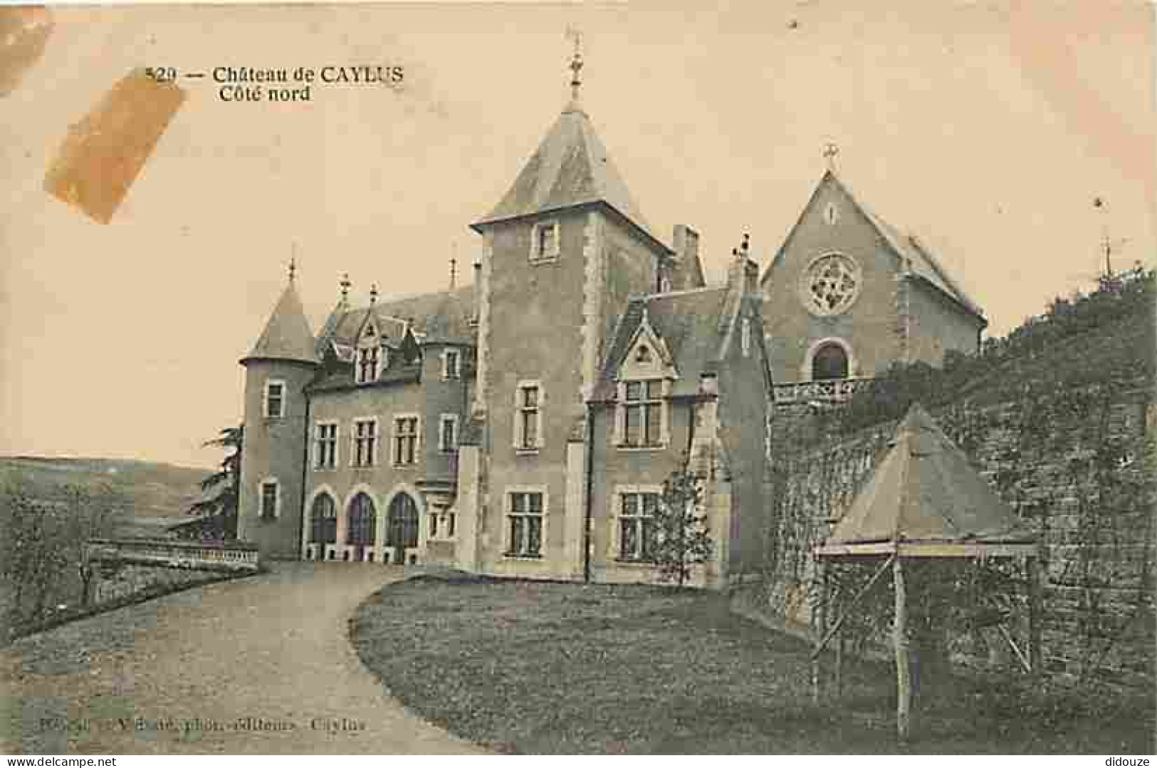 Carte Postale Ancienne - 82 - Caylus - Château de Caylus - Coté Nord - Correspondance - Voyagée en 1908 - CPA - Voir Sca