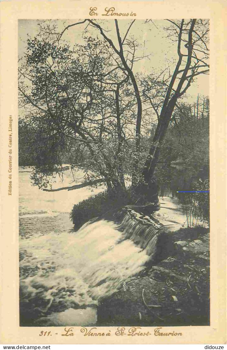 Carte Postale Ancienne - 87 - Saint-Priest-Taurion - La Vienne à Saint-Priest-Taurion - CPA - Voir Scans Recto-Verso