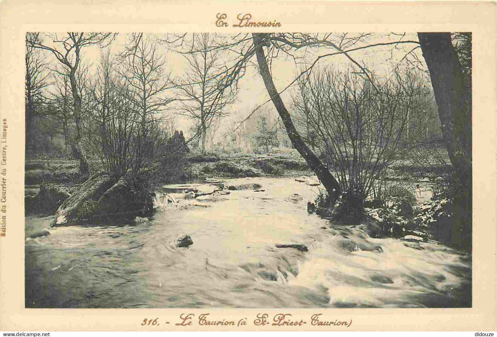 Carte Postale Ancienne - 87 - Saint-Priest-Taurion - Le Taurion à Saint-Priest-Taurion - CPA - Voir Scans Recto-Verso