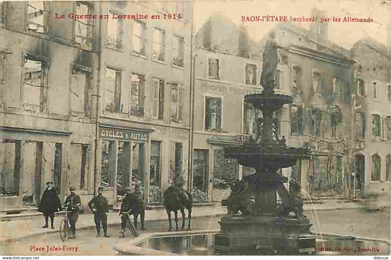 Carte Postale Ancienne - 88 - Raon L'Etape - La Guerre en Lorraine en 1914 - Raon L'Etape bombardé par les allemands - A