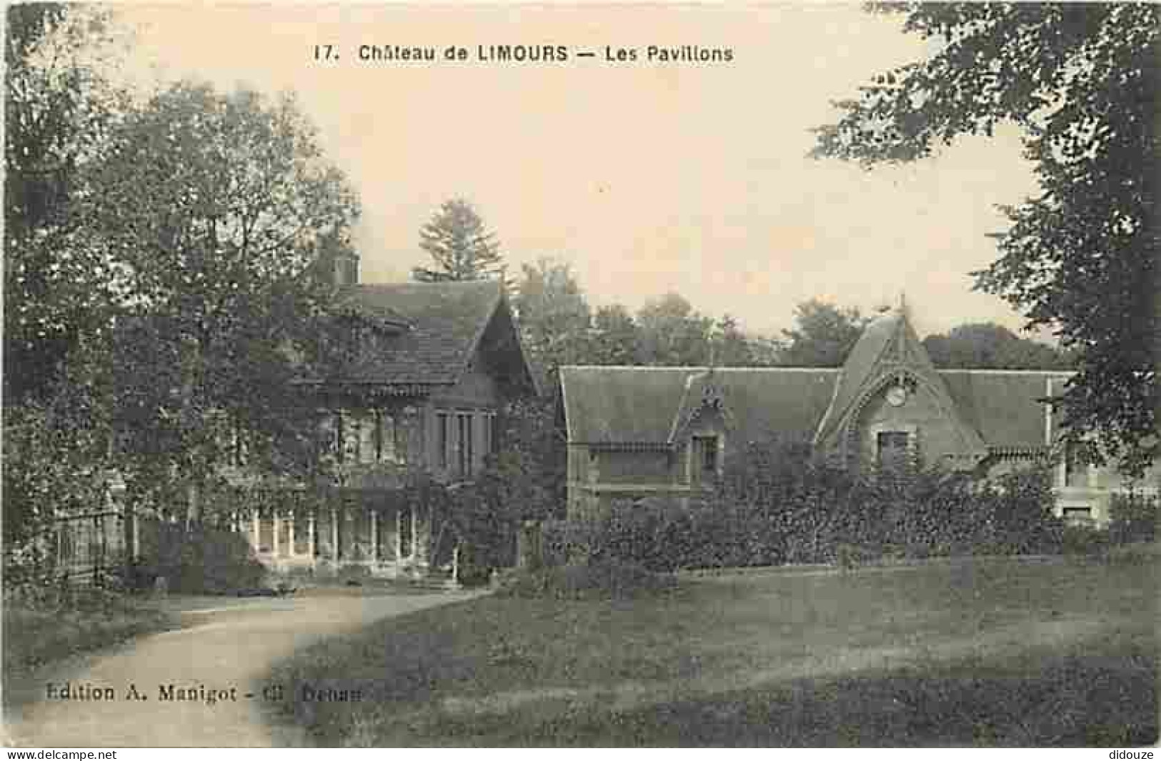 Carte Postale Ancienne - 91 - Limours - Château de Limours - Les Pavillons - Correspondance - CPA - Voir Scans Recto-Ver