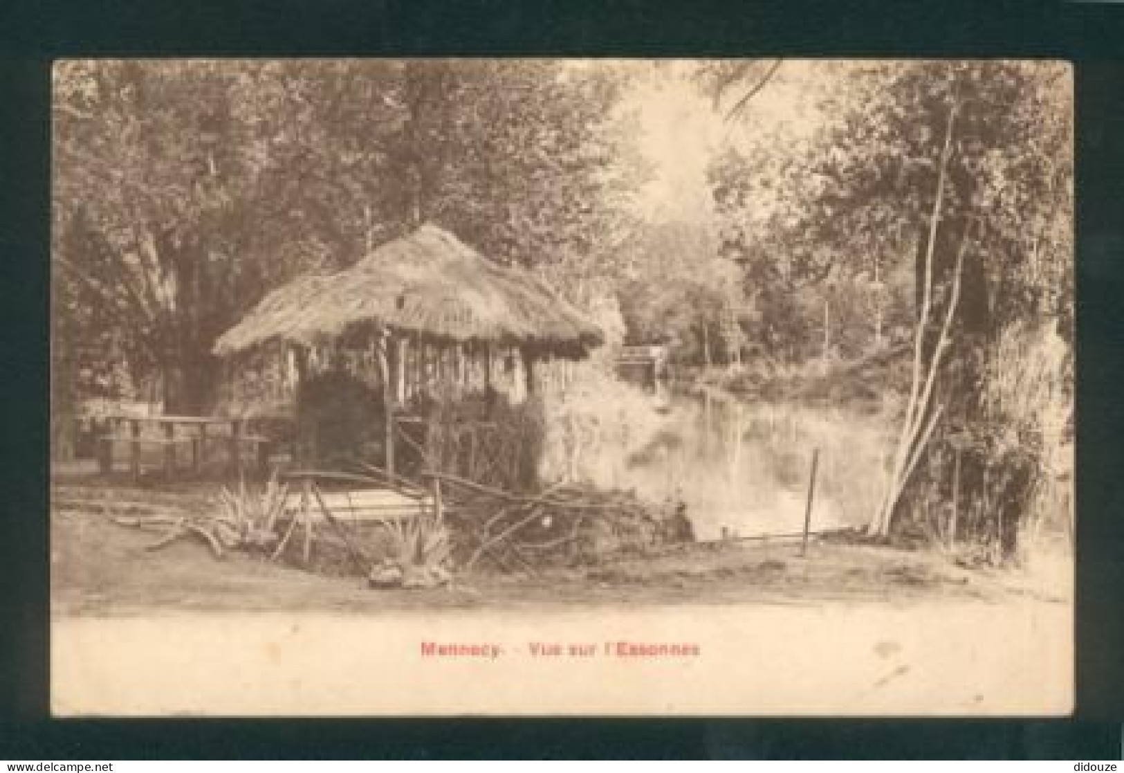 Carte Postale Ancienne - 91 - Mennecy - Vue sur l'Essonnes - Ecrite