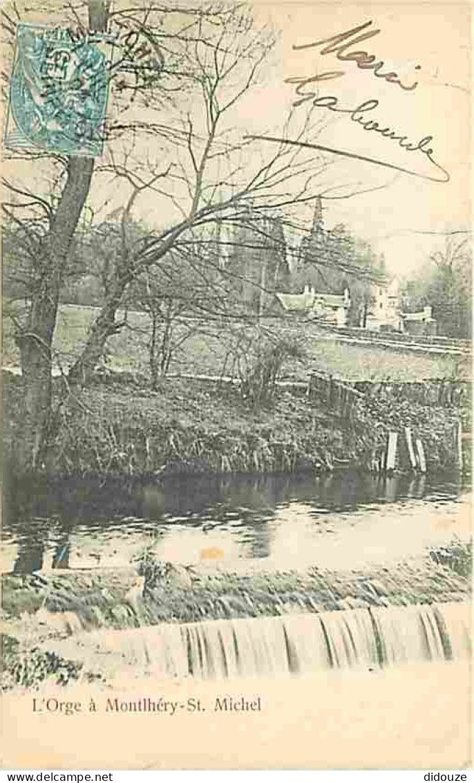 Carte Postale Ancienne - 91 - Montlhéry - L'Orge à Montlhéry St Michel - CPA - Voir Scans Recto-Verso - Poscard - Carta