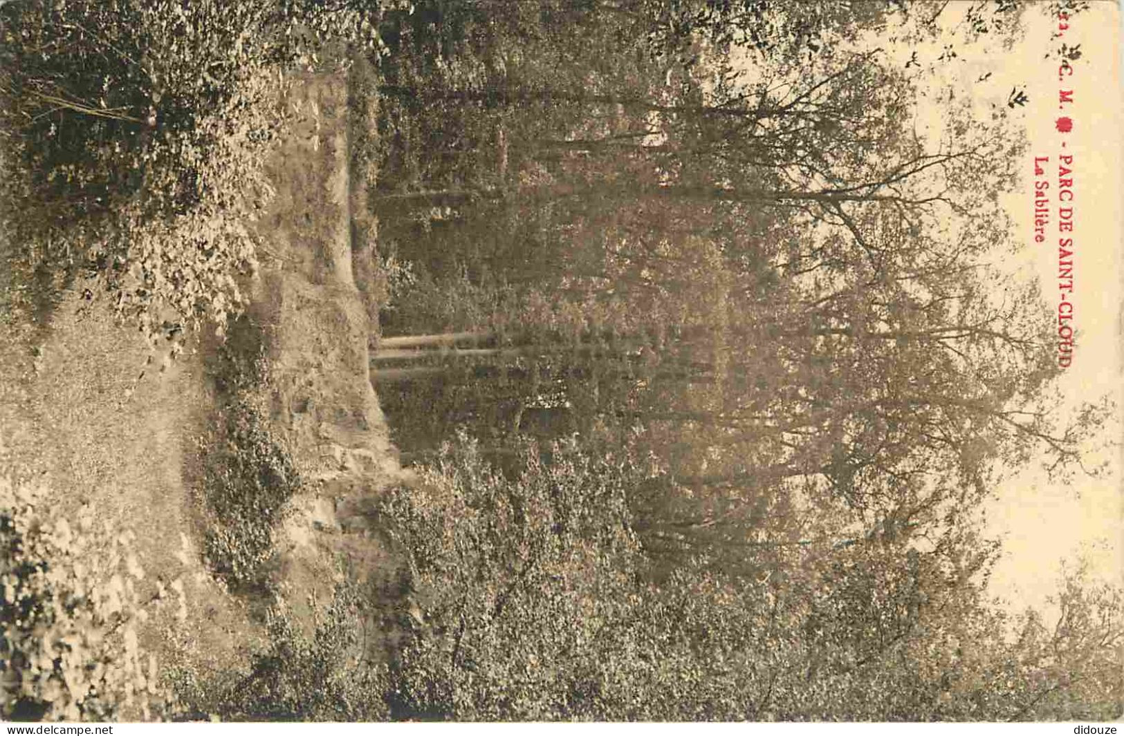 Carte Postale Ancienne - 92 - Saint Cloud - Parc de Saint Cloud - La Sablière - CPA - Voir Scans Recto-Verso - Poscard -
