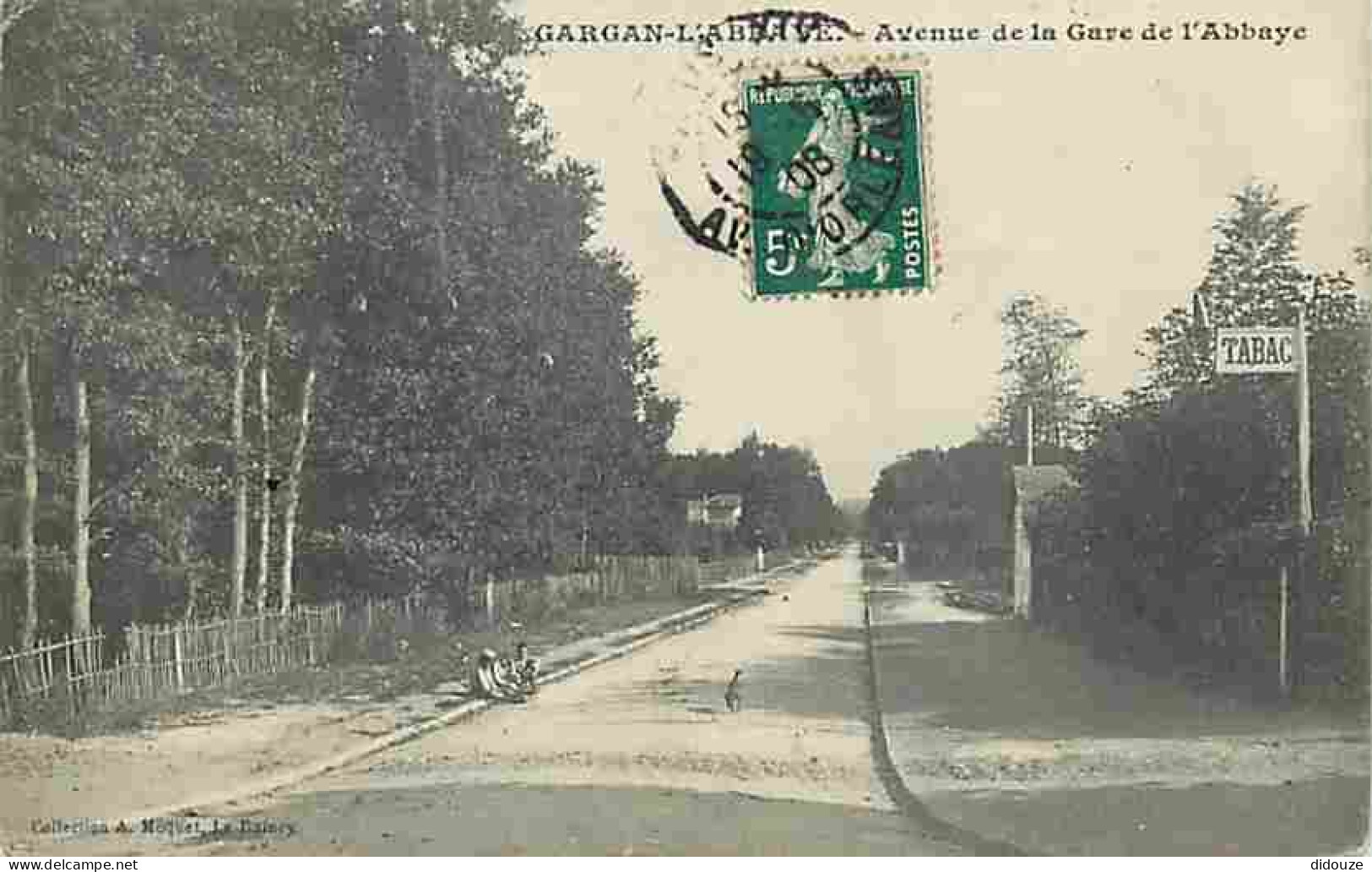 Carte Postale Ancienne - 93 - Livry Gargan - Gargan l'Abbaye - Avenue de la Gare de l'Abbaye - Animée - CPA - Voir Scans