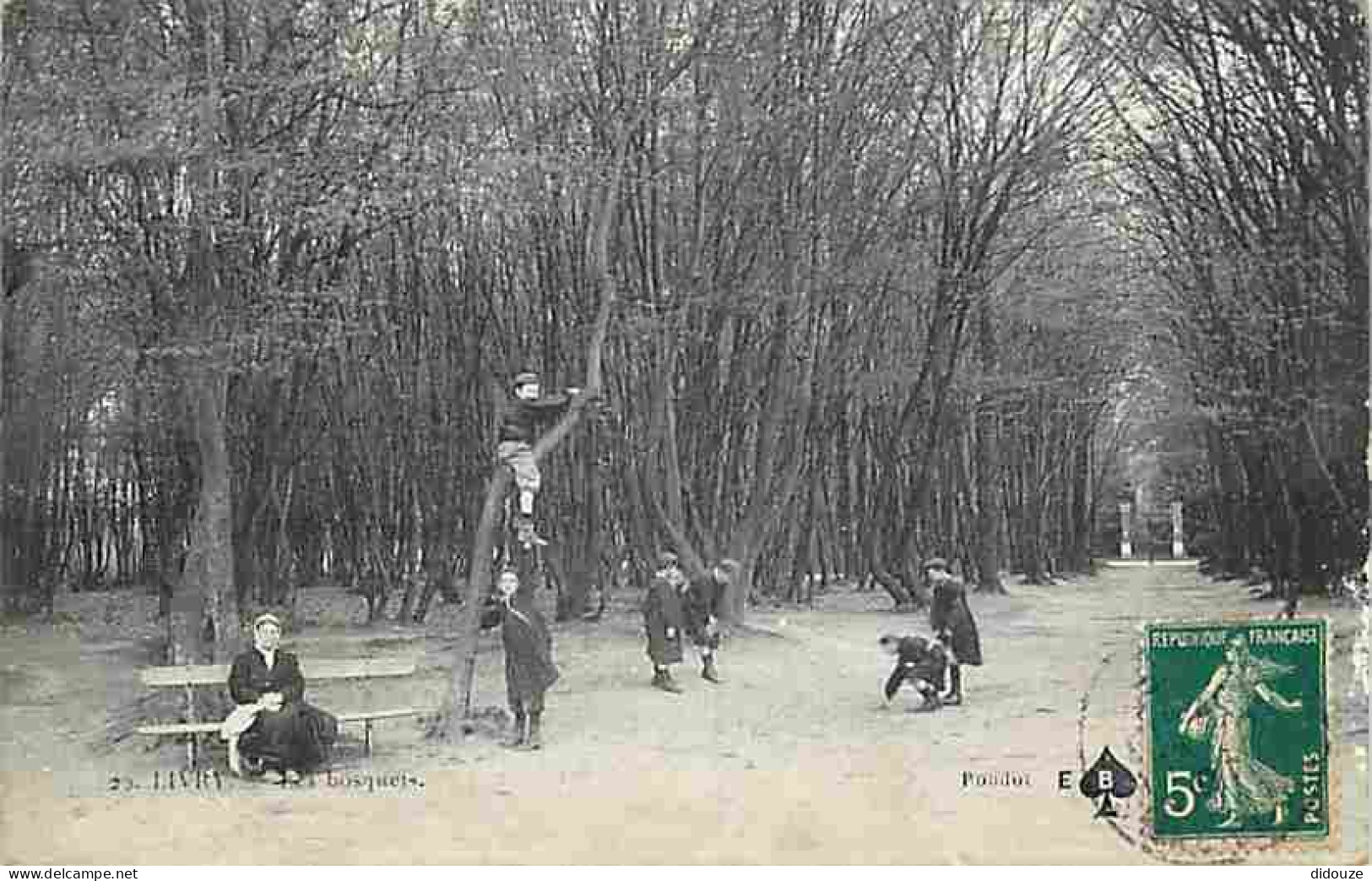 Carte Postale Ancienne - 93 - Livry Gargan - Livry - Les Bosquets - Animée - CPA - Voir Scans Recto-Verso - Poscard - Ca