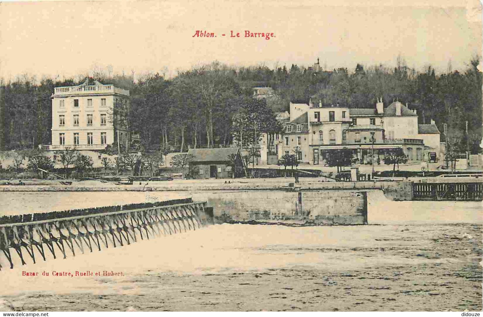 Carte Postale Ancienne - 94 - Ablon sur Seine - Le Barrage - CPA - Voir Scans Recto-Verso - Poscard - Carta Postal -  Po