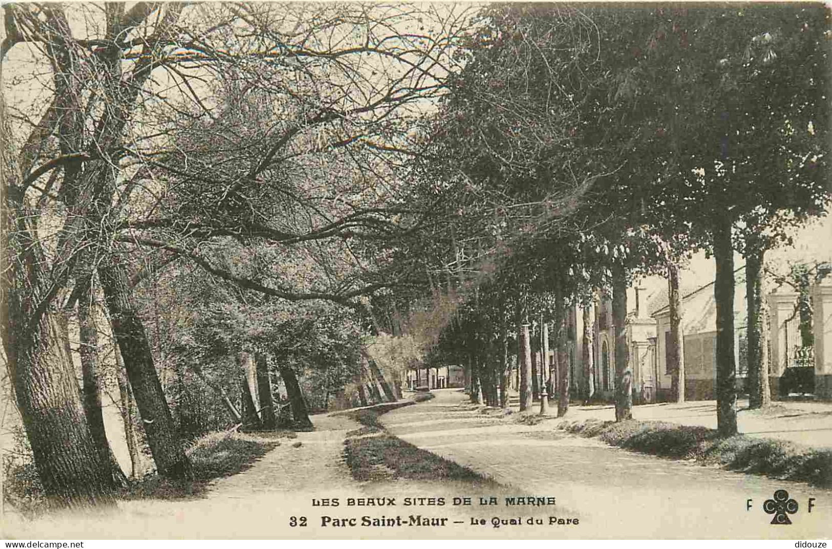 Carte Postale Ancienne - 94 - Saint Maur des Fosses - Parc Saint Maur - Le Quai du Parc - CPA - Voir Scans Recto-Verso -