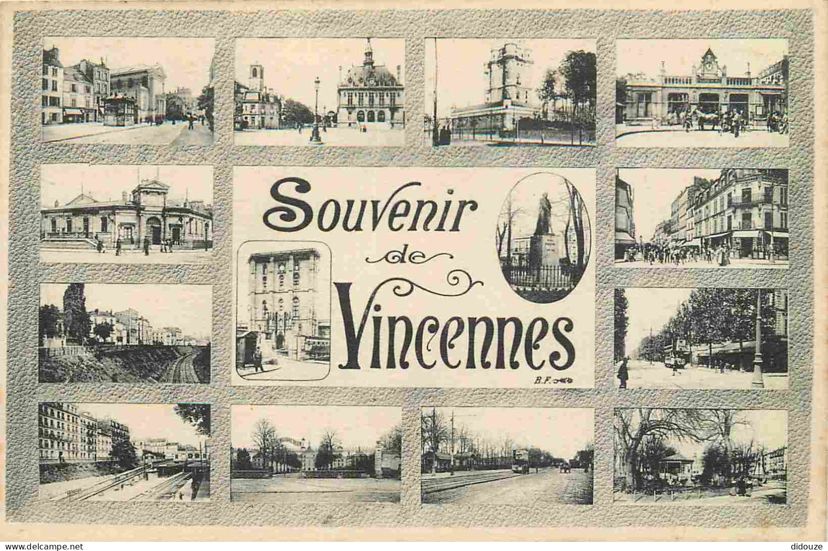 Carte Postale Ancienne - 94 - Vincennes - Souvenir de Vincennes - Multivues - CPA - Voir Scans Recto-Verso - Poscard - C