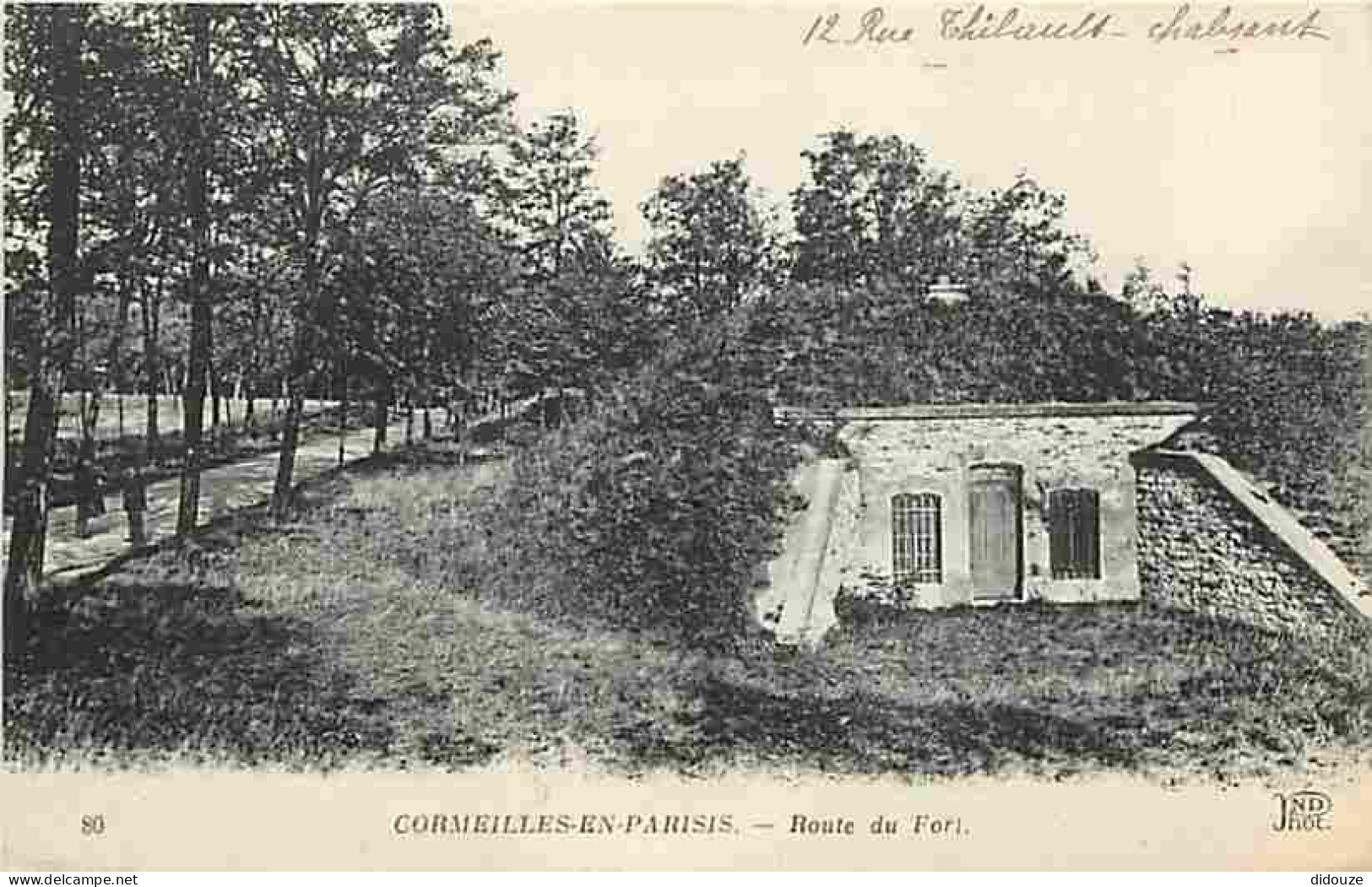 Carte Postale Ancienne - 95 - Cormeilles en Parisis - Route du Fort - Animée - CPA - Correspondance - Voyagée en 1924 -