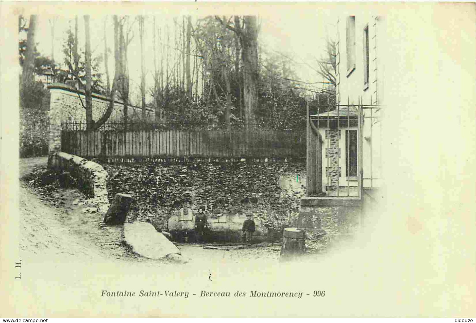 Carte Postale Ancienne - 95 - Montmorency - Fontaine Saint-Valery - Berceau des Montmorency - Précurseur - CPA - Voir Sc