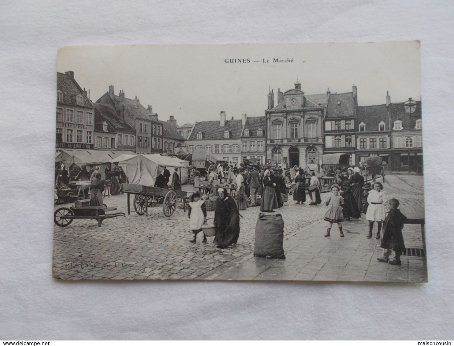CARTE POSTALE ANCIENNE CPA POSTCARD POST CARD GUINES LA MARCHE CALAIS ARDRES