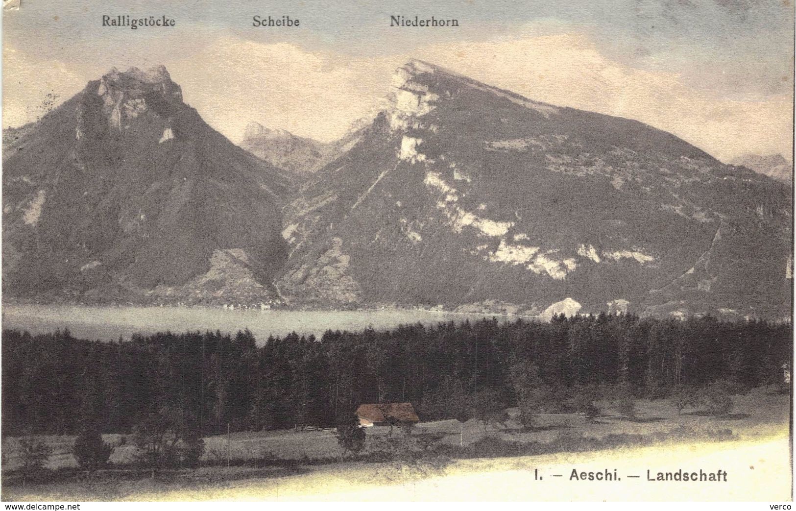 Carte postale ancienne de AESCHI