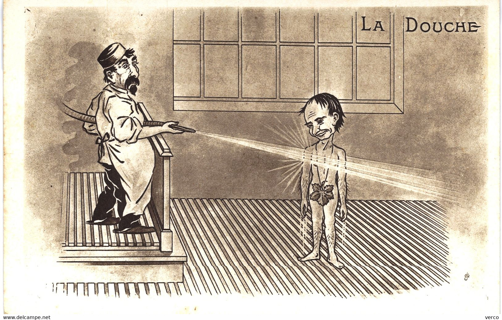 Carte POSTALE  Ancienne  de  BOURBON - LANCY / Humour THERMES