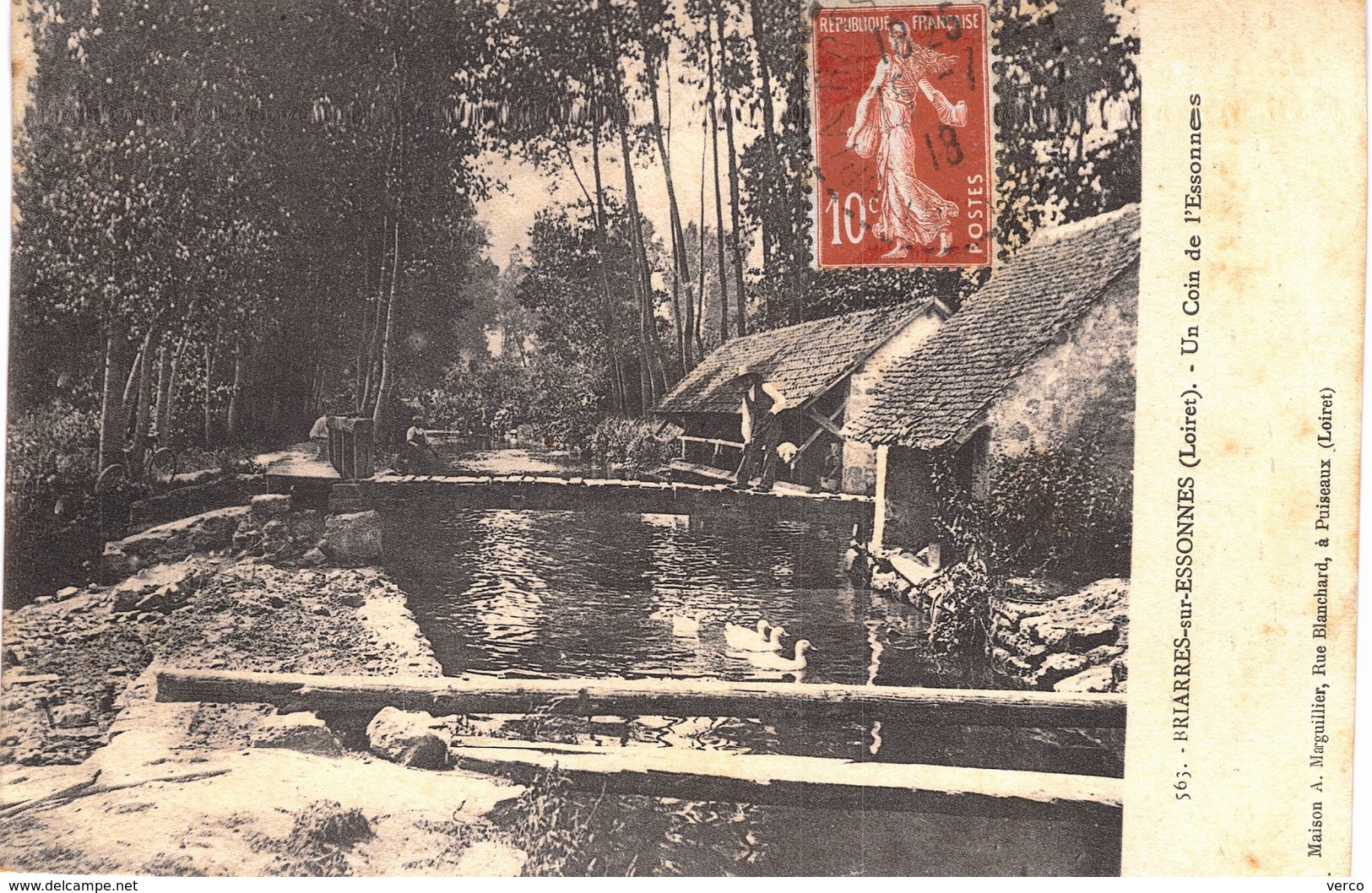 Carte Postale ancienne de BRIARRES sur ESSONNES
