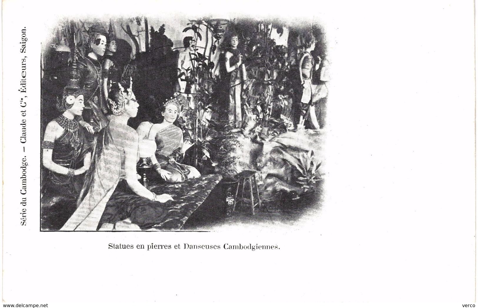 Carte postale ancienne de  CAMBODGE