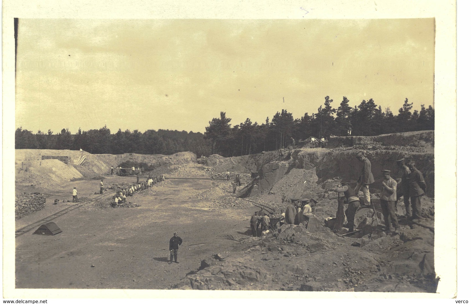 Carte  postale ancienne de CAMP de KONIGSBRUCK - 1915