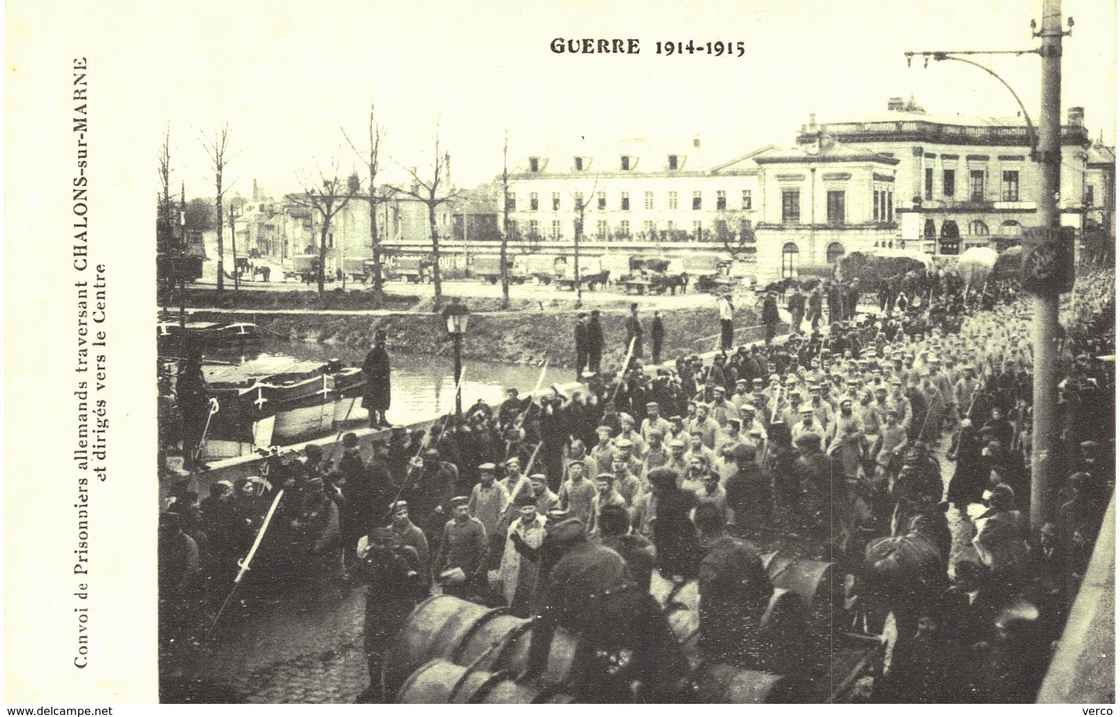 CARTE POSTALE Ancienne  de   CHALONS sur MARNE - Prisonniers Allemands