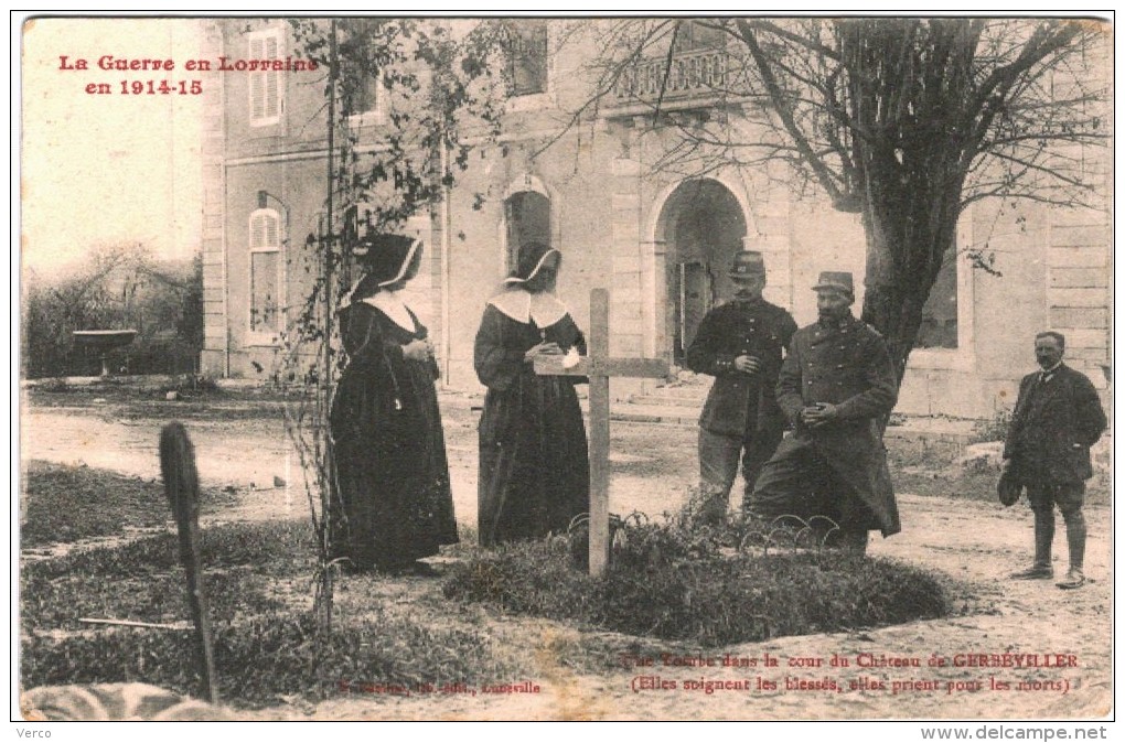 Carte Postale Ancienne de CHATEAU de GERBEVILLER