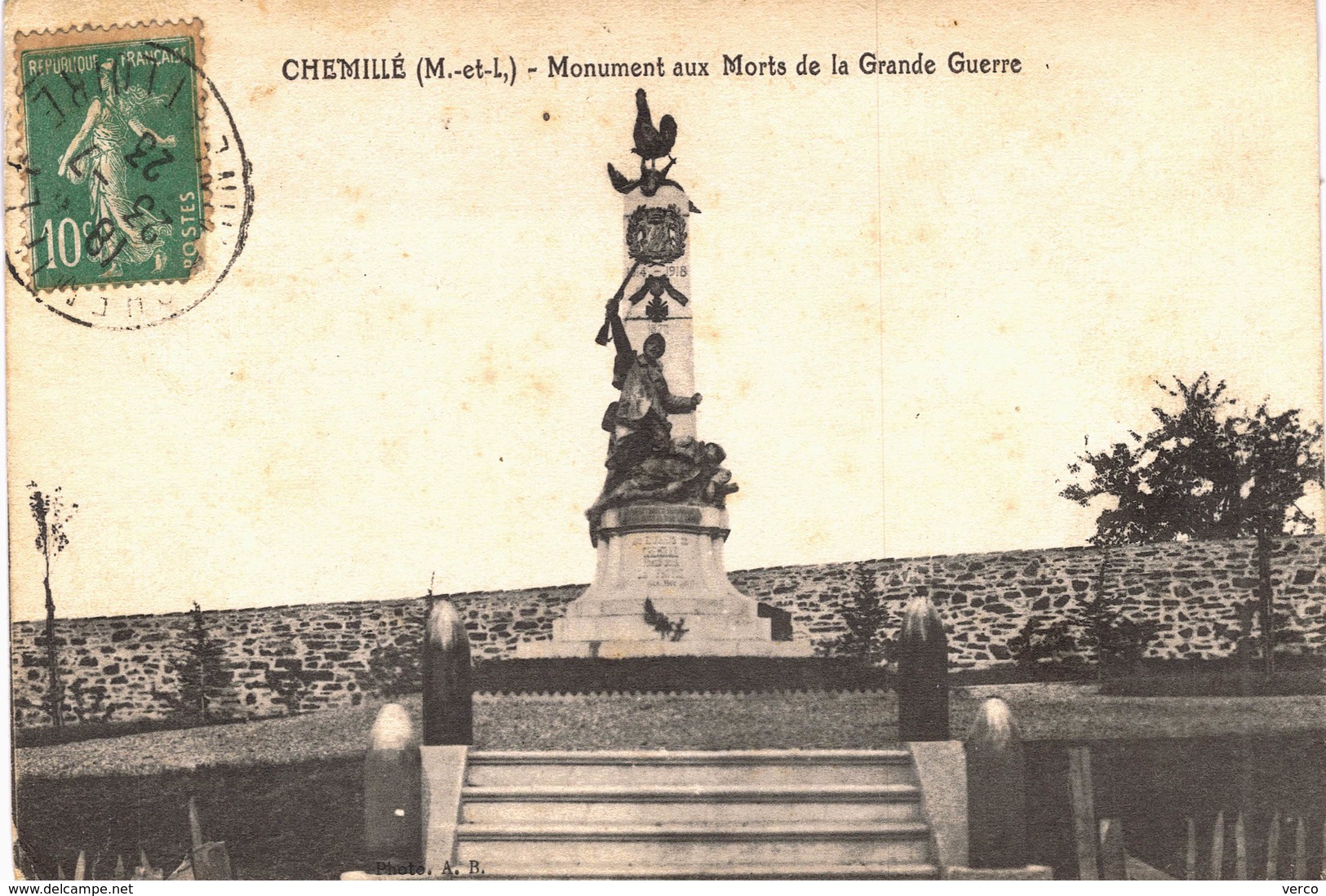 Carte Postale ancienne de CHEMILLE