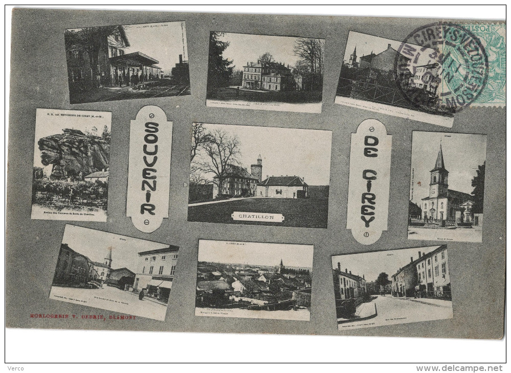 Carte Postale Ancienne de CIREY SUR VEZOUZE