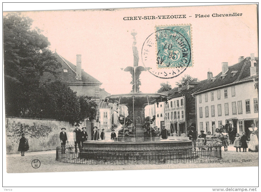 Carte Postale Ancienne de CIREY SUR VEZOUZE