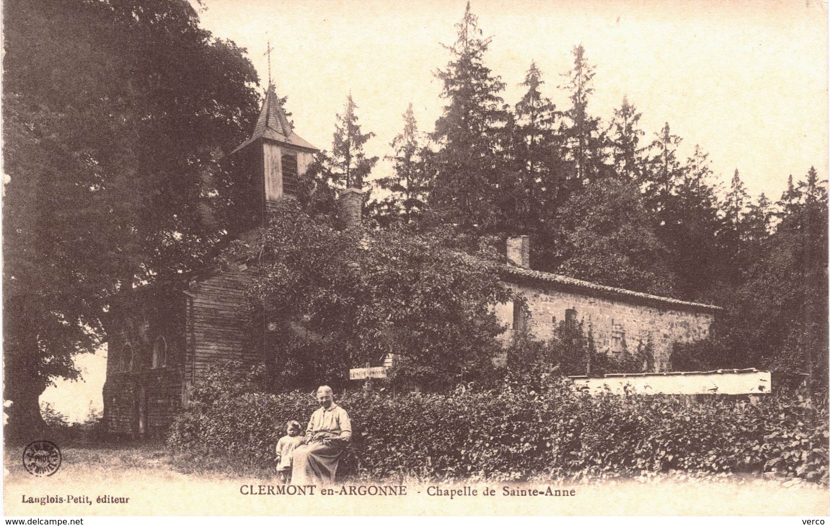 Carte POSTALE Ancienne  de CLERMONT en ARGONNE  - Chapelle Ste ANNE